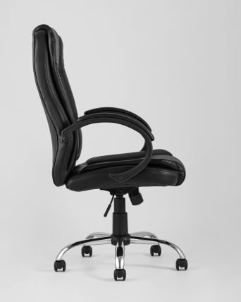 Компьютерное кресло ТопЧаирс Атлант экокожа Черное / TopChairs Atlant_2