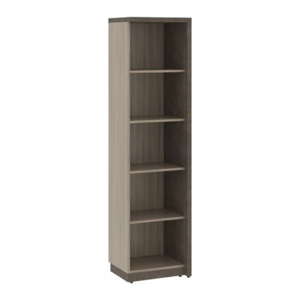 Стеллаж узкий на 5 секций правый WOOD&STONE СФ-534502 Бетон Чикаго темный Дрифтвуд_0