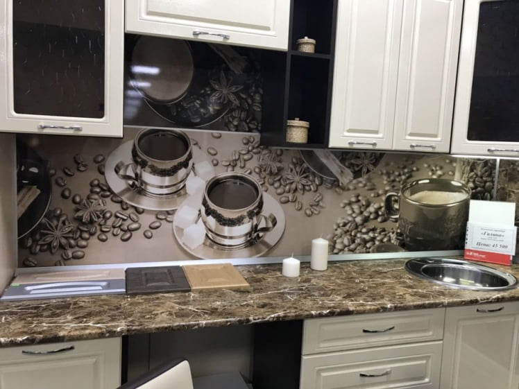 Глянцевый фартук (КОМПОЗИТ) КМ 40 / KM_1