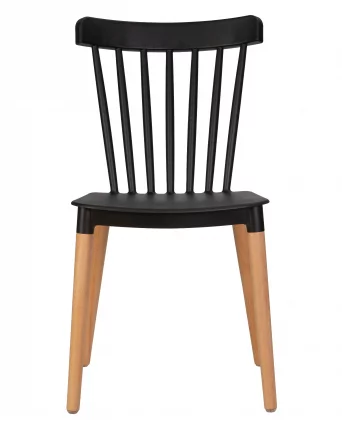 Стул обеденный ДОБРИН ТХЕО ножки светлый бук черный Б-03 / DOBRIN THEO B-03_5