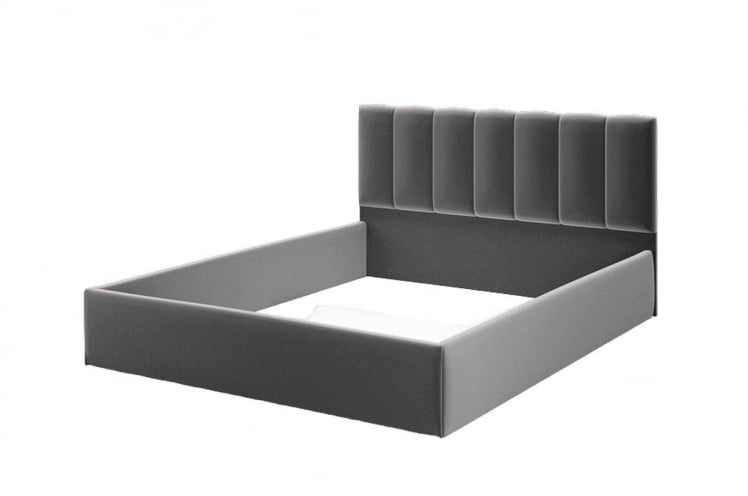 Кровать Элен 1200*2000 мм, искусственная кожа Лесмо бровн, коричневый / brown,_1