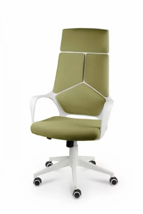 Кресло офисное IQ CX0898H-0-215 White Green_0