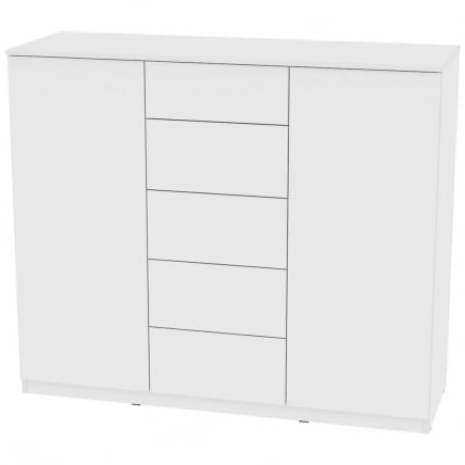 Комод Калисто(K25)1147х1352х468PUSHtoOPEN(Белый)_0