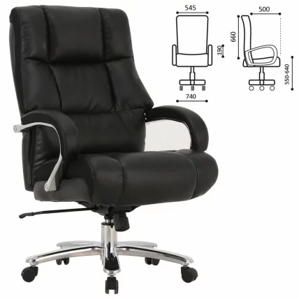 Кресло офисное BRABIX PREMIUM Bomer HD-007 Черный_0