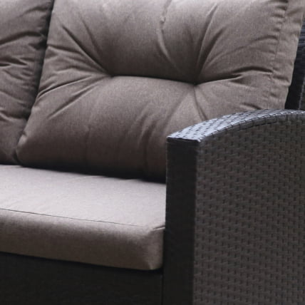 Плетеный диван из искусственного ротанга AFM-205B Brown/Light brown_2
