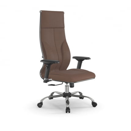 Кресло руководителя Мetta L 1m 46/4D Infinity Easy Clean (MPES) Комплект 5 Светло-коричневое_0