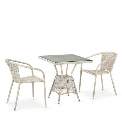 Комплект плетеной мебели T706/Y137C-W85 Latte 2Pcs_0