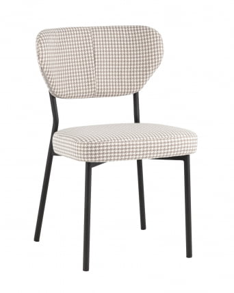 Стул Билл гусиная лапка Бежевый_0