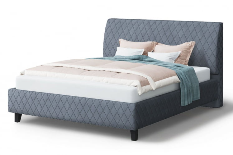 Кровать Хилтон, 2000 кс 1400 мм, серый / x_0