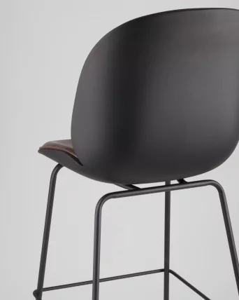 Стул барный Beetle Lite PU со спинкой Коричневый_6