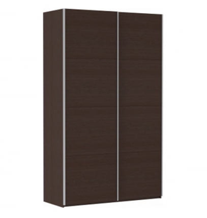 Шкаф-купе двухдверный Прайм 1200 ДСП/ДСП Венге_0