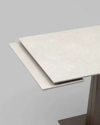 Стол Арнон 120-180/80/76 см керамика Кармен лигхт грей / Carmen light grey_1