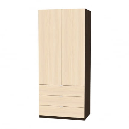 Шкаф распашный R-198х90х45-4-TR(Венге-ДМ)_0