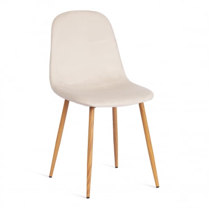 Стул BREEZE (mod. 4724) вельвет/металл, 44 х 53 х 87 см, Light beige (светло-бежевый) HLR1 / натуральный_0