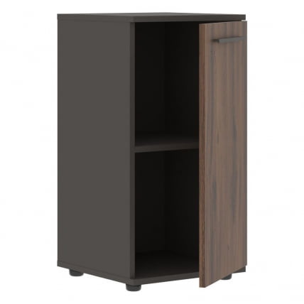 Шкаф колонка с глухой малой дверью ЕДИС ЕЛCС 42.1 Дуб Денвер темный Мокко Мокко / EDIS ELCS_1