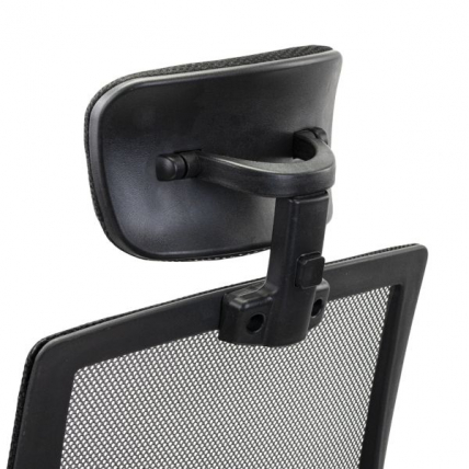 Кресло CROMEX (КРОМЕКС) Debut CH-697 ХРОМ сетка/ткань TW черное_11