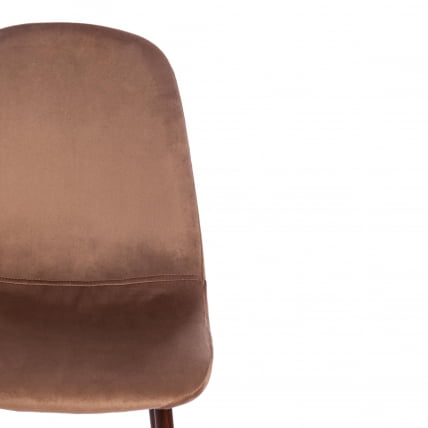 Стул BREEZE (mod. 4724) вельвет/металл, 44 х 53 х 87 см, Brown (коричневый) HLR11 / орех_5