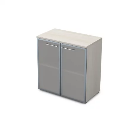 Шкаф низкий со стеклом GLOSS LINE 9НШ.023.3 Ivory_0