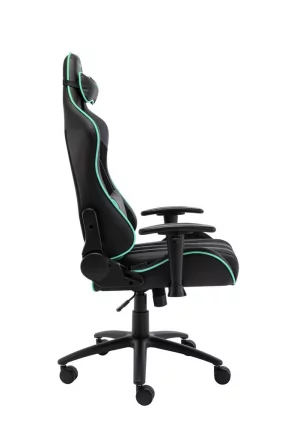 Кресло геймерское ZONE 51 Gravity Black-Cyan_3