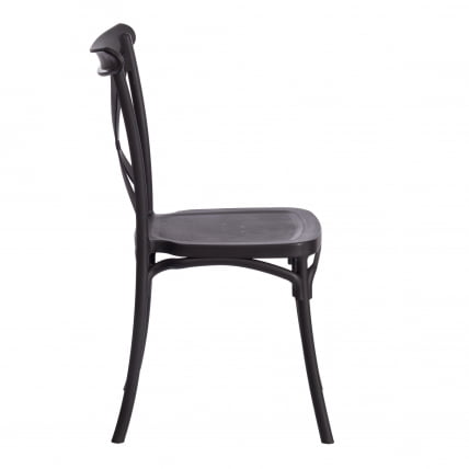 Стул CROSS (mod. PL24) пластик, 48 х 58 х 89 см, Black (черный) 05_1