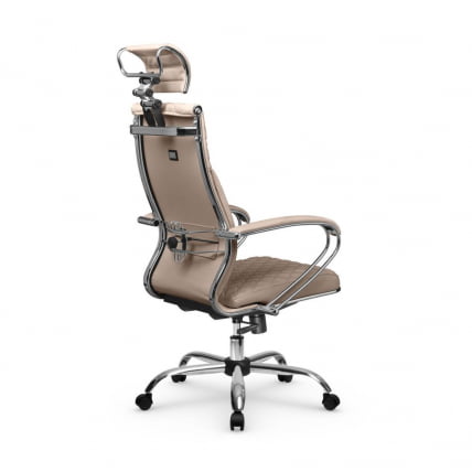 Кресло руководителя Metta L 2c 44C/K116 Infinity Easy Clean (MPES) Комплект 5 Темно-бежевое_3
