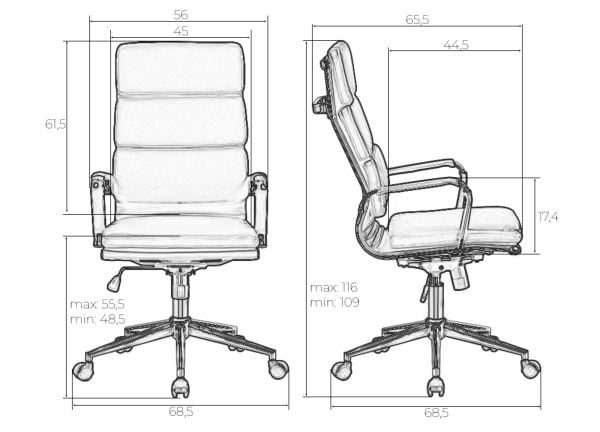 Офисное кресло для руководителей ДОБРИН АРНОЛД (черный) / DOBRIN ARNOLD_9