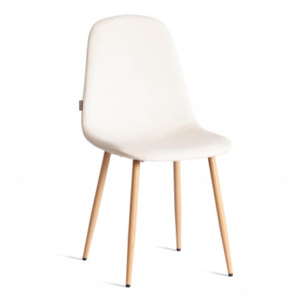 Стул BREEZE (mod. JSC-58) Велюр/металл , 44 х 53 х 86 см, Light beige (светло-бежевый) HLR1 / натуральный_0