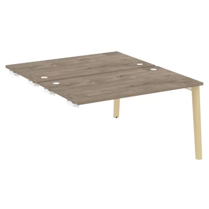 Стол-приставка двойной к опорным элементам ONIX WOOD OW.D.SPR-3.8 Тиквуд Темный/Светлый_0