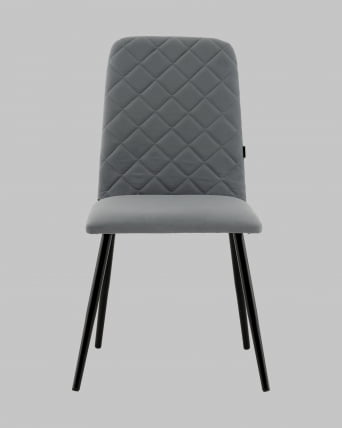 Стул Кристенсен велюр серый_2