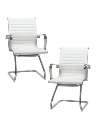 Офисное кресло для посетителей ДОБРИН CОДЙ (белый) 2 шт / DOBRIN CODY_0