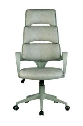 Кресло оператора Riva Chair SAKURA (серый пластик) Пепельный_1