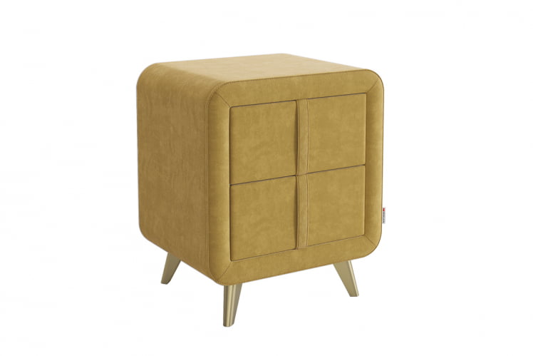 Тумба прикроватная Софи 2 ТМ-001.2 медовый (велюр) / TM-001.2_0