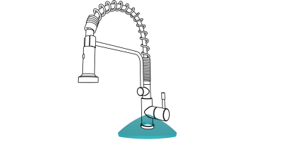 Подставка под кран Kit Kraken TRIANGLE ПодставкаПодКранTRIANGLELAG_0