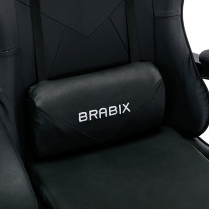Кресло компьютерное BRABIX Dexter GM-135 подножка Черное_10