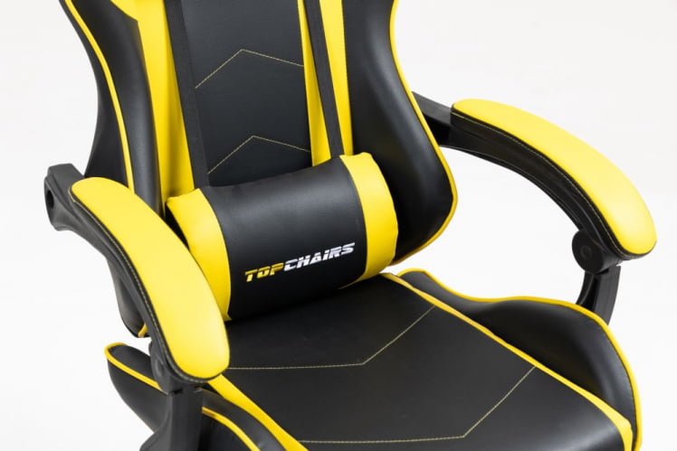 Кресло спортивное TopChairs Shadow черно-желтый Кресло спортивное TopChairs Shadow черно-желтый_6