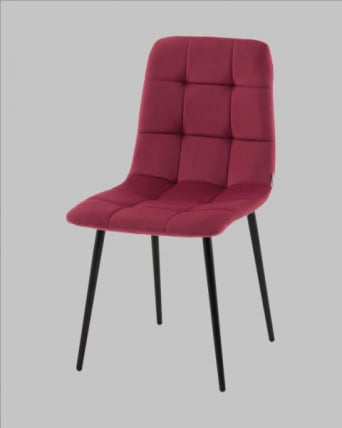 Стул Одди НЕВ велюр красный / NEW_2