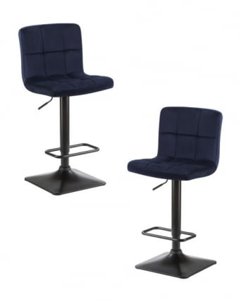 Стул барный DOBRIN DOMINIC (темно-синий велюр (MJ9-118)) 2 шт_0