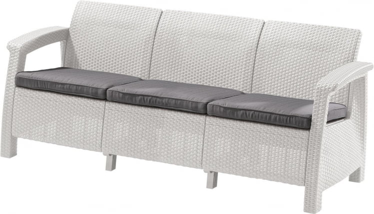 Диван трехместный Corfu Love Seat Max Белый_0