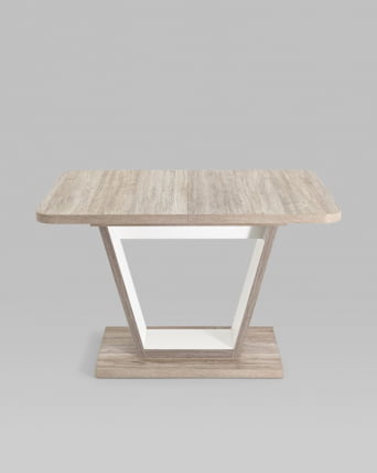 Стол раскладной Веcтор 120-160 Дуб анкона-белый / Vector_7