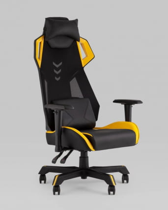 Геймерское кресло TopChairs Рэтчэт Желтый_5