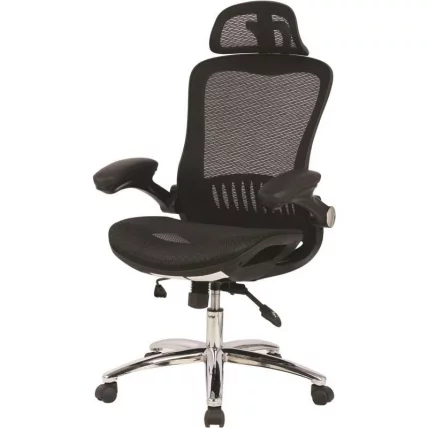 Кресло руководителя EChair-552 TTW Net 526697 Черное_0