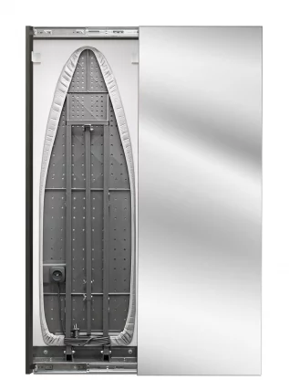 Шкаф со встроенной гладильной доской Iron Slim (правый, купе) Венге_0