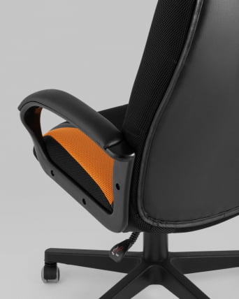 Геймерское кресло TopChairs ST-CYBER 9 черный/оранжевый Геймерское кресло TopChairs ST-CYBER 9 черный/оранжевый_5