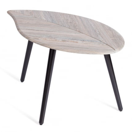 Журнальный стол РИММИНИ мдф, 77х78х50,4 см, скания темный/черный / RIMMINI_2