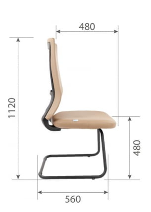 Офисное кресло CHAIRMAN 500 V экокожа Бежевый_14