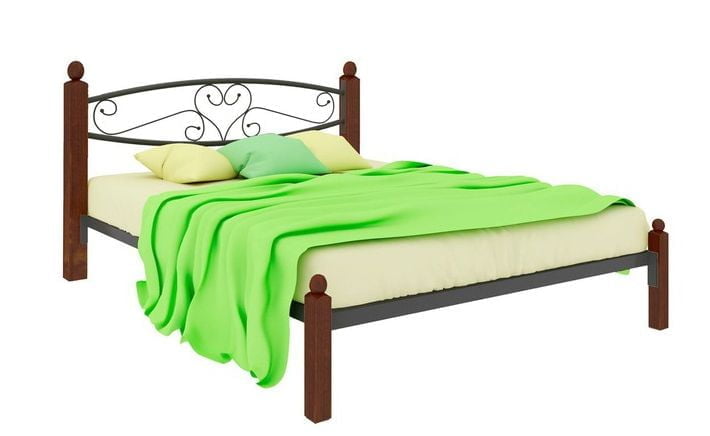 Кровать Каролина Lux 1200х2000 Черная_0