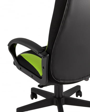 Геймерское кресло TopChairs ST-CYBER 9 GREEN черный/зеленый_6