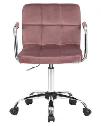 Офисное кресло для персонала ДОБРИН ТЕРРЙ (пудрово-розовый велюр (МДЖ9-32)) 2 шт / DOBRIN TERRY (MJ9-32))_7