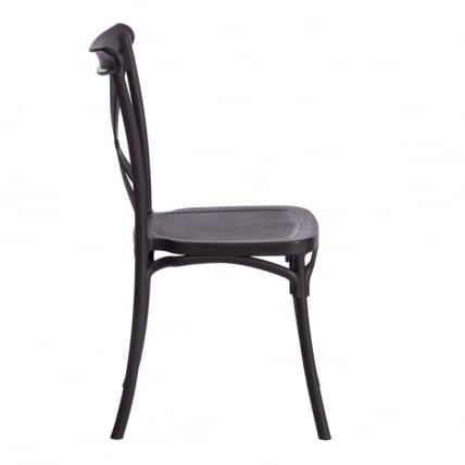 Стул CROSS (mod. PL24) / 1 шт. в упаковке пластик, 48 х 58 х 89 см, Black (черный) 05_1