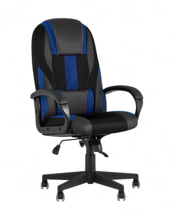 Геймерское кресло TopChairs ST-CYBER 9 черный/синий Геймерское кресло TopChairs ST-CYBER 9 черный/синий_0